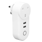 Smart WiFi Plug Dual USB Plug Smart Outlet Wireless APP Voice Control Timer MA