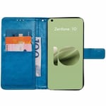Lommebokdeksel 3-kort Asus Zenfone 10 - Lyseblå