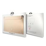 Guess Datorfodral 13/14'' Saffiano Triangle Logo - Beige