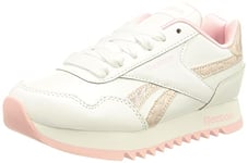 Reebok Girl's Royal Classic Jogger 3 Platform Sneakers, Ftwr White Ftwr White Pink Glow, 5.5 UK