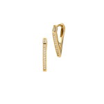 Bottega Boccadamo Earrings Gem twist hoop Guld