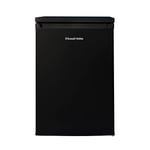 Russell Hobbs Under Counter Freezer 91 Litre Capacity 55cm Wide with Adjustable Thermostat & Feet, 3 Freezer Drawers, Reversible Door, Black, 2 Year Guarantee RH85UCFZ552E1B