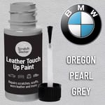 BMW OREGON PEARL GREY Leather Touch up Car Seat Repair Paint