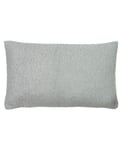 furn. Malham Shearling Fleece Rectangular Cushion Cover - Grey - One Size