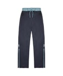Nike Logo Track Pants Navy Mens Training Activewear Bottoms 163586 451 - Blue Cotton - Size Small