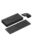 DeLUX Set Wireless foldable Keyboard Delux KF10 and mouse MF10PR - Tastatur & Mus set - Svart