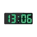 Smart Stor Digital Väggklocka App-kontroll Tid/datum/&ljud Aktivera & Nedräkningsfunktion Steglös Ljusstyrka & Volym Alarm Med Snooze-funktion Green
