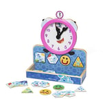Melissa & Doug Blue's Clues & You Horloge magnétique en bois Tickety Tock | Jouet éducatif | super cadeau pour garçon ou fille