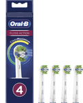 Oral-B FlossAction Replacement Toothbrush Head with CleanMaximiser Pack of 4