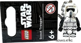 Star Wars LEGO Keyring 854246 Scout Trooper Minifigure 2023