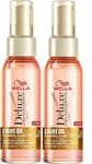 2 x Wella Deluxe Ultimate Styling & Protection Light Oil For Normal Hair 100ml