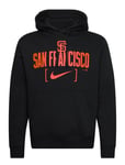 San Francisco Giants Men's Nike Mlb Club Slack Fleece Hood Sport Sweat-shirts & Hoodies Hoodies Black NIKE Fan Gear
