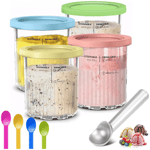 Ice Cream Containers Replacement for  Creami Pints and Lids 24oz Cups2383