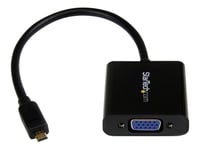StarTech.com Adaptateur convertisseur Micro HDMI vers VGA pour smartphone/ultrabook/tablette - 1920 x 1080 (MCHD2VGAE2) - Convertisseur vidéo - HDMI - VGA - noir