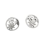Magnetix Wellness Magnetörhängen (14 mm) med jasminmotiv 4870
