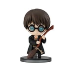 Chibi Masters Bandai Harry Potter Figurines Harry Potter | Figurine Harry Potter de 8 cm Tenant Un Balai | Figurines Magiques de Collection Harry Potter pour Adultes et Enfants