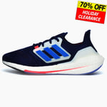 Adidas Ultraboost 22 Men's Premium Running Shoes Fitness Gym Trainers Blue