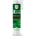 Tec7 monteringslim X-tack, foliepose 400 ml, hvit 