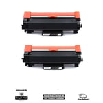 2x Toner Non-OEM TN-2420 Black for Brother MFC-L2710DW, HL-L2350DW, DCP-L2510D