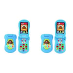 Hey Duggee Toys, Flip & Learn Toy Phone For Kids - Helps Child Development, Learning, Problem Solving, Communication, Hand-Eye Coordination and Motor Skills, 18+ Months, Blue (Pack of 2)