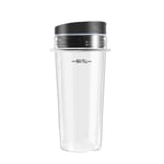 2X(Blender Cup with Lid for Nutri Ninja, Single Serve Replacement Parts for3452
