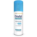ETIAXIL - Déodorant Anti-transpirant Traitement Transpiration Modérée Aisselles Protection 48h Spray Fabriqué en France 3x100 ml