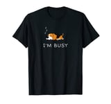 Sleepy Puppies: Beagle Dog is Busy Sleeping Leave It Alone T-Shirt