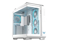 Asus Tuf Gaming Gt502 Horizon Tg Argb White, Midi Tower, Pc, Vit, Atx, Micro Atx, Mini-Itx, 16,3 Cm, 40 Cm
