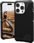 UAG Metropolis Lite MagSafe iPhone 15 Pro suojakuori (kevlar/musta)