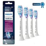 Philips Genuine Sonicare Premium Gum Care Replacement Brush Heads, 4 Pack, White - HX9054/17