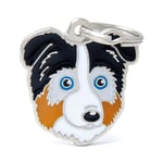 Halsbandssmycke med Rasmotiv - Australian Shepherd