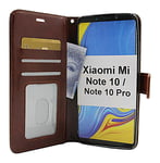 Crazy Horse Wallet Xiaomi Mi Note 10 / Mi Note 10 Pro (Brun)