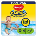 Huggies Little Swimmers Swim Pants Size 3-4 7kg-15kg, 15lb-34lb 20 Pants