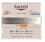 Eucerin Hyaluron Filler + 3x Effect Day Cream For all Skin Types SPF30 50 ml New