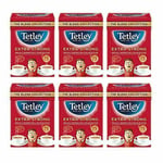 Tetley Extra Strong Tea Bags 75 per Pack - Pack of 6