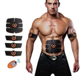4-i-1 Elektronisk Muskelstimulator Träning 6-pack Magrutor EMS biceps m.m