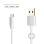 FIXED FIXED USB-A till Lightning MFI kabel 2m Vit