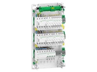 Schneider Electric Förmonterad Växel Resi9 Xp Pw, 3 Rader 13M: 1Xafb 1Xspd + 2Xrcd + 1Xc16a 1Pn + 5Xc10a 1Pn 1Xc16a 3Pn + 2Xc10a 3Pn