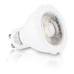 (09821) WHITENERGY LED Bulb | 1x COB LED | MR16 | GU10 | 8W| 230V | White Warm