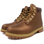 Baby Boys UK 8 Timberland 6" Premium Waterproof Boots Espresso Brown Primaloft