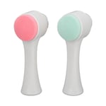 2Pcs Manual Facial Cleansing Brushes Deep Dirt Oil Cleansing Face Massage Brush