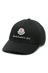 Cotton Logo Baseball Cap Black Men