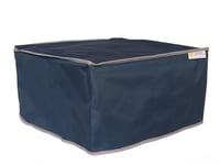 The Perfect Dust Cover, Navy Blue Nylon Cover for Epson Expression Home XP-4100 Small-in-One Printer, Anti Static, Waterproof Cover Dimensions 14.8''W x 11.8''D x 6.7''H by The Perfect Dust Cover LLC