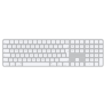 Apple Magic Keyboard med Touch ID och numerisk del för Mac-modeller med Apple Silicon – portugisiskt – vita tangenter