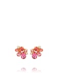 Katie Earrings Gold Accessories Jewellery Earrings Studs Pink Caroline Svedbom