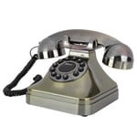 Retro Landline Telephone, Vintage Retro Style Telephones Antique Telephones Landline Phone Holder HD Call Large Button Home Office Desktop Telephone
