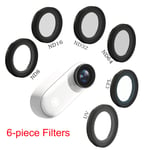 For Insta360 GO 2/3 Camera 6-piece Filters ND8 ND16 ND32 ND64 CPL UV Filter Sets