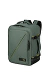 American Tourister Take2Cabin - Sac de Cabine Wizz Air 30 x 20 x 40 cm, 26.5 L, 0.60 kg, Bagage à Main, Sac à Dos d'avion S/M, sous-siège, Vert (Dark Forest)