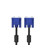 CASPERi Câble VGA vers VGA, 15 broches HD VGA mâle vers mâle, câble de 1,5 m compatible avec ordinateur, ordinateur portable, moniteur et autres appareils compatibles VGA