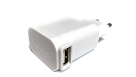 Philips WHITE USB UK 2 pin wall charger - for Sonicare HX9 (See description)